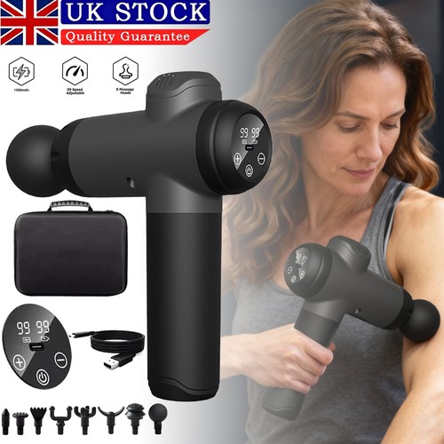 Speeds massage gun lcd deep - massage,